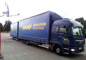 Volumen-LKW der ATL GmbH in Römerberg